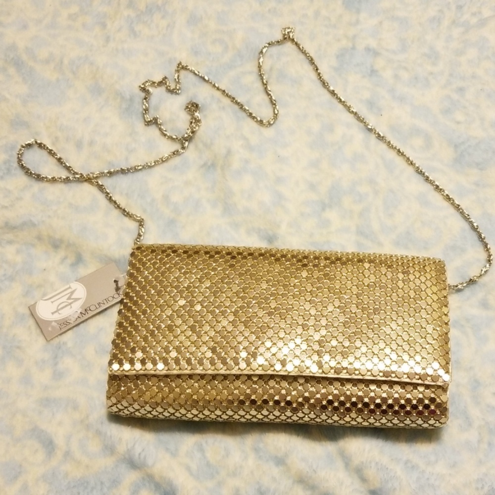 NWT Metal mesh bag